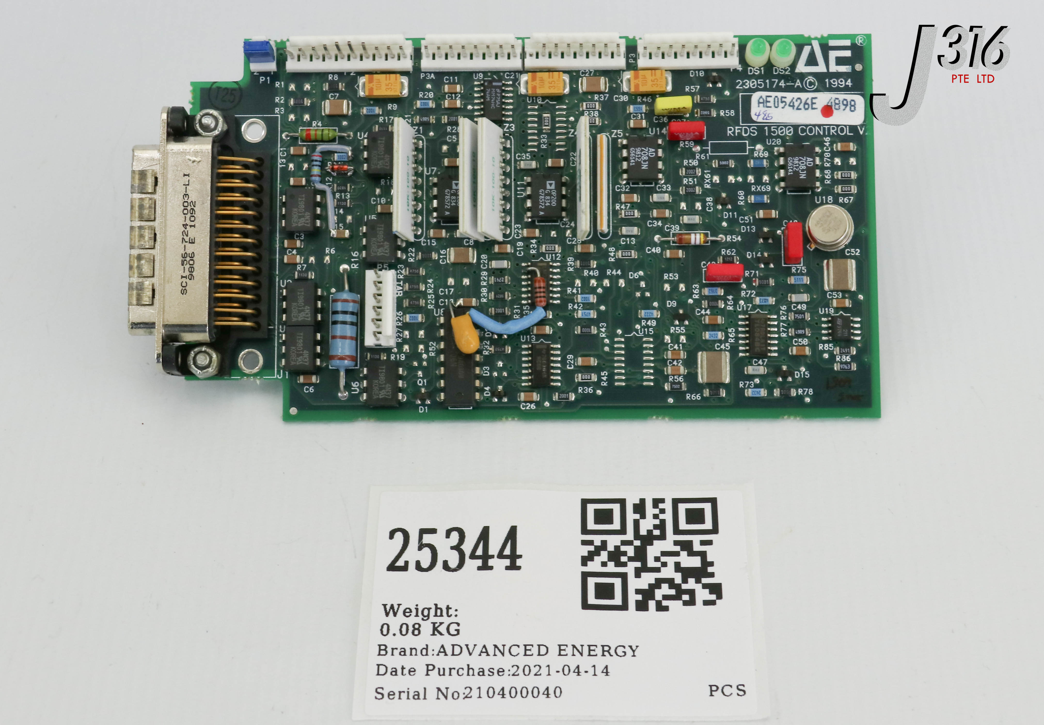 25344 ADVANCED ENERGY PCB RFDS 1500 CONTROL V2 2305174-A | eBay